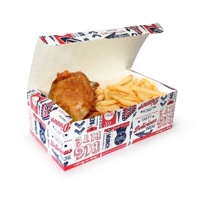 Jednorazowe   papier   ryba   i   frytki   pudełko