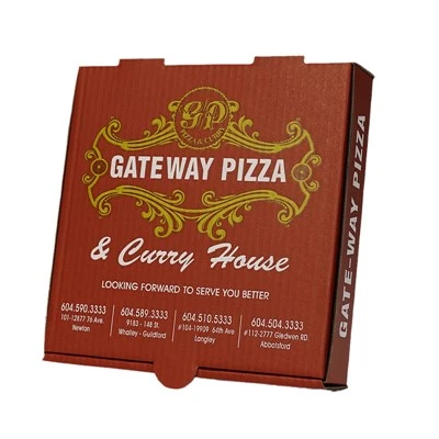 Pudełko do pakowania żywności Niestandardowe pudełko na pizzę z tektury falistej